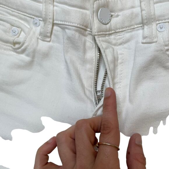 AllSaints White Cropped Skinny Jeans Size 27 | Mast Fit Designer Denim - Picture 5 of 13